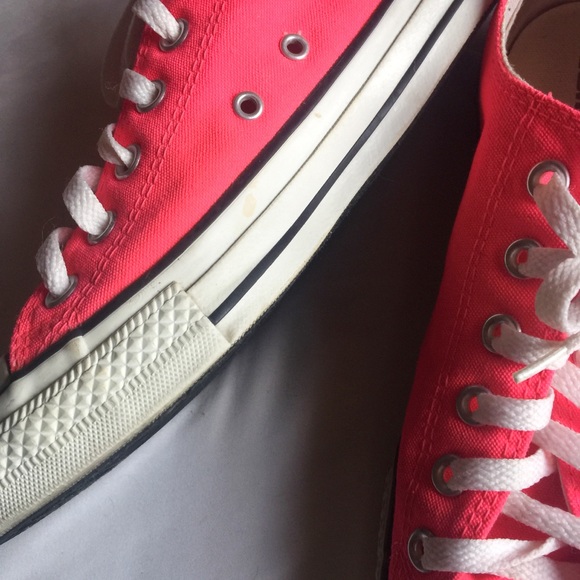 Neon Pink Double Up Converse - Picture 5 of 5